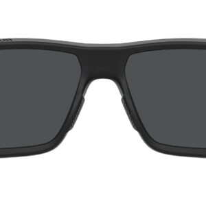 UA Recon Square Sunglasses, Matte Black Frame w/ Gray Lenses (1374555)