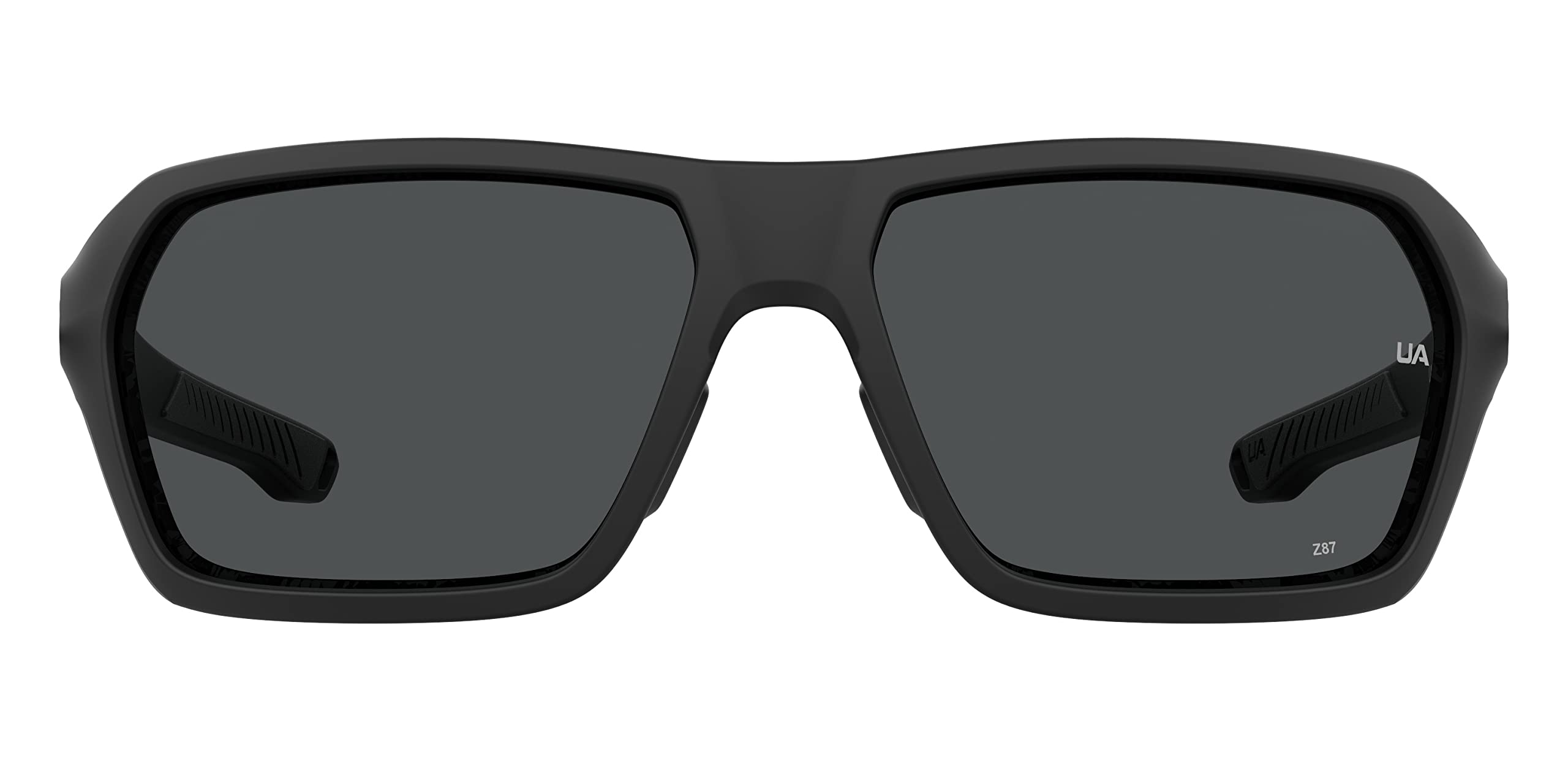 UA Recon Square Sunglasses, Matte Black Frame w/ Gray Lenses (1374555)