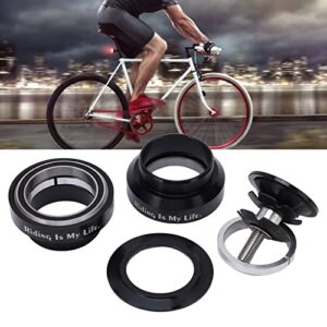 Shanrya Road Bike Headset Bearings, Flexible Rotation Mountain Bike Headset Rust Proof for 34mm Frame