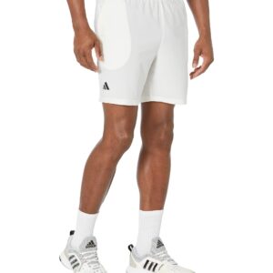 adidas Men's Club Stretch Woven Tennis Shorts, White, Medium