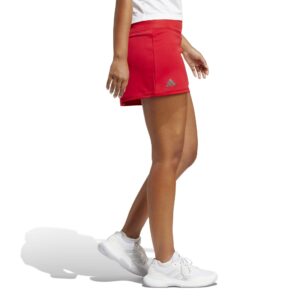 adidas Women's Club Tennis Skirt, Better Scarlet, Large