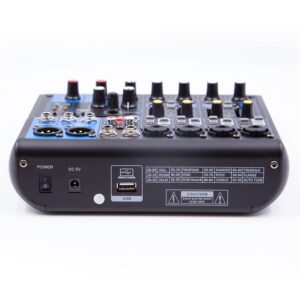 EMB MX08BT 99 DSP 8-Channel Audio Mixer Mixing Console MP3 Sound Desk With Bluetooth