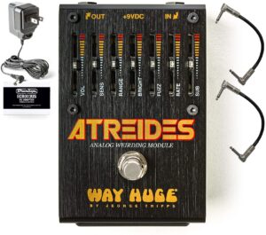 briskdrop way huge whe900 atreides analog weirding module pedal bundle with dunlop ecb003 power supply & patch cables, whe900-ecb003