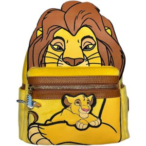 Mufasa and Simba Cosplay Womens Double Strap Shoulder Bag Purse