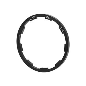 Bike Flywheel Gasket, 2.18mm Aluminum Alloy Lightweight Road Bike Flywheel Gasket for 11 Speed Flywheel