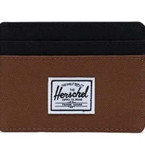 Herschel Charlie RFID, Saddle/Black, One Size