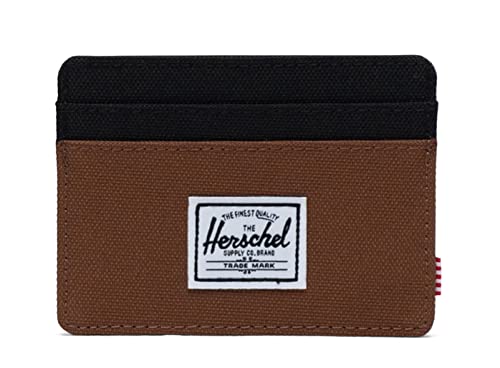 Herschel Charlie RFID, Saddle/Black, One Size