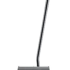 Bell N-360 No-Offset Single Bend CNC Milled Upright Lie Toe Balance Golf Putter (75 Degree Lie) + Tacki-Mac Black Jumbo Grip | Made in USA (Right, 33)