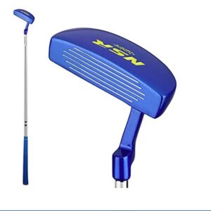 golf putters kids left handed beginners practice golf clubs 3-12 children outdoor golf sports (blue,for 9-12y)