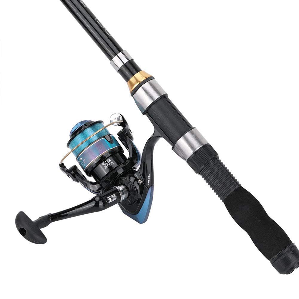 Fishing Rod, Telescopic Fishing Rod Collapsible Fishing Pole Sea Pole Portable Short Pole Ice Fishing Rod Pocket Sea Fishing Tools for Ice Fly Fishing Sea Saltwater Freshwater Kit Gift Festivals