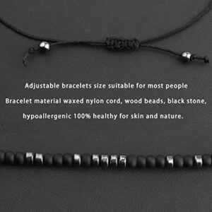 MAOFAED Couple Morse Code Matching Bracelet BDSM Owner Owned Gift Master And Slave Gift Daddy Babygirl Gift (owner owned code br)