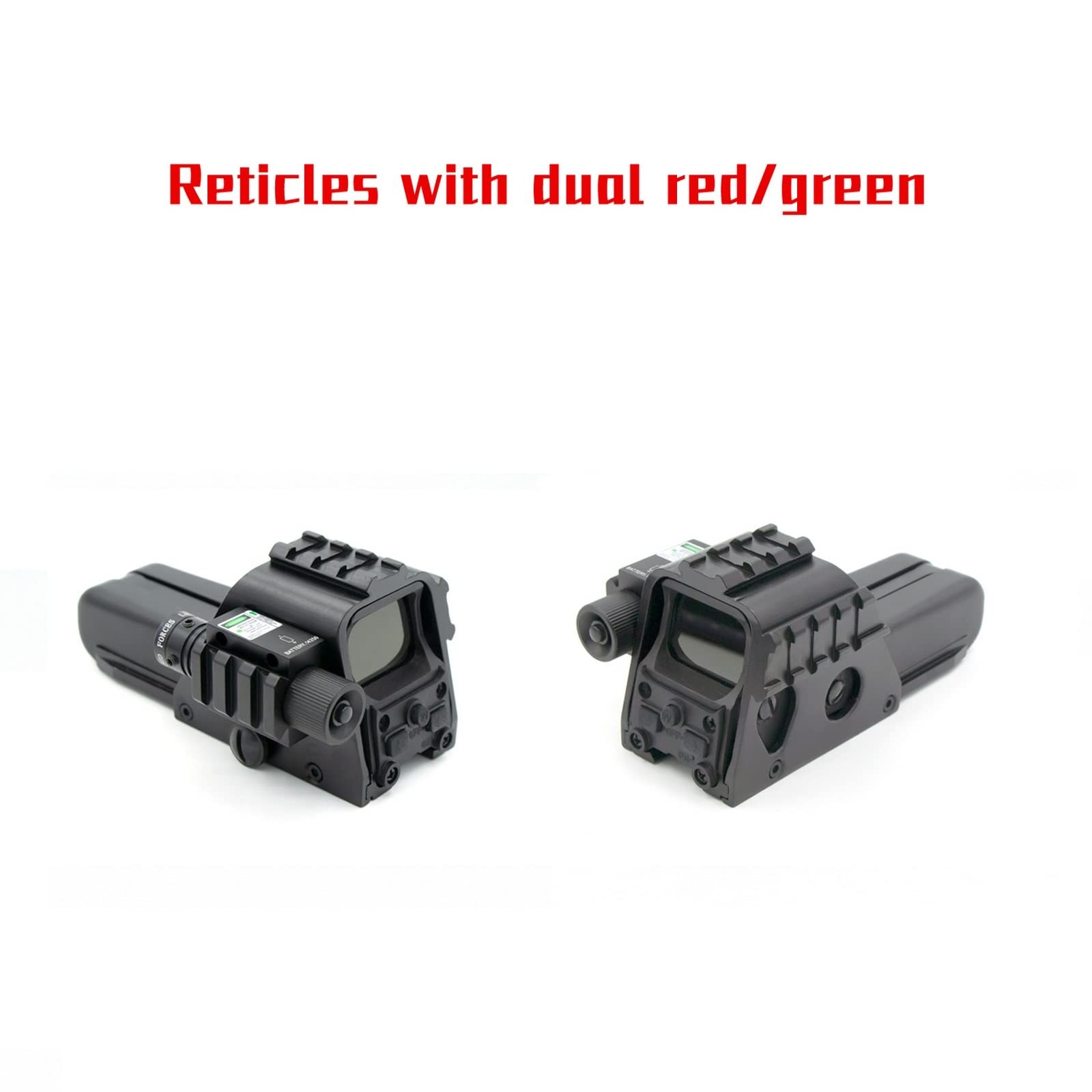 552G Green/Red Dot Sight with Green Laser Holographic Scope Hunting Reflex Sights for 20mm Rail Mount