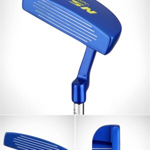 Golf Putters Kids Left Handed Beginners Practice Golf Clubs 3-12 Children Outdoor Golf Sports (Blue,for 9-12Y)