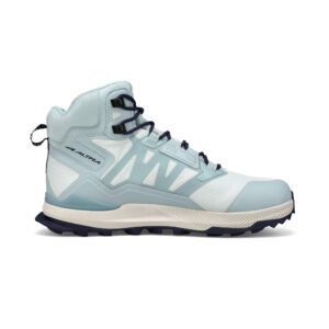 ALTRA Women's AL0A7R7J Lone Peak All-WTHR Mid 2 Trail Running Shoe, Light Blue - 7 M US