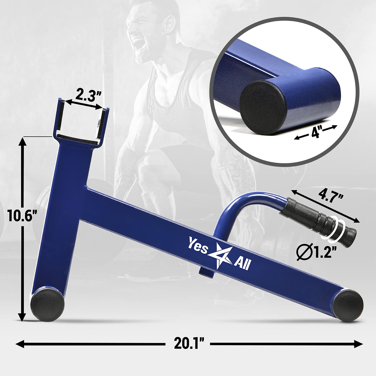 YES4ALL Mini Deadlift Bar Jack - Dark Blue