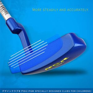 Golf Putters Kids Left Handed Beginners Practice Golf Clubs 3-12 Children Outdoor Golf Sports (Blue,for 9-12Y)