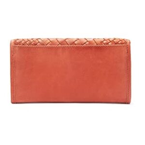 Frye Melissa Basket Woven Wallet, Sandstone