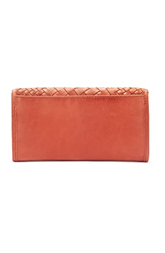 Frye Melissa Basket Woven Wallet, Sandstone