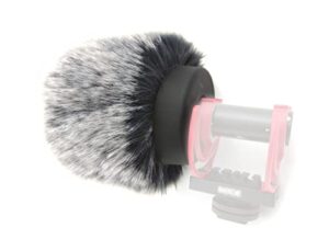 fur windscreen wind shield compatible for rode videomic go ii 2 vmgoii videomicro ii microphone windshield dead cat accessories