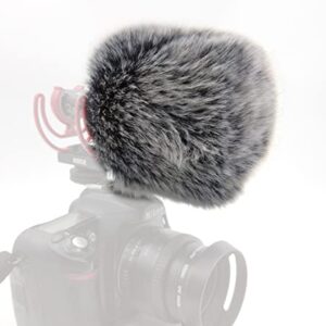 Fur windscreen Wind Shield Compatible for rode VideoMic GO II 2 VMGOII VideoMicro II Microphone windshield dead cat accessories