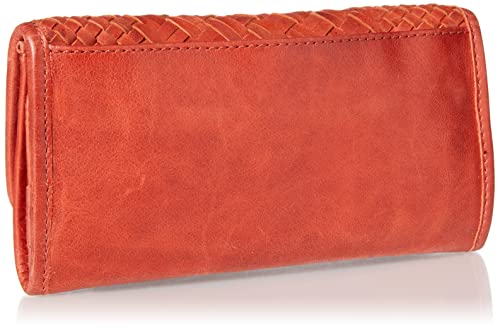 Frye Melissa Basket Woven Wallet, Sandstone