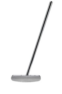 bell tw-400 two-way cnc milled three sight light modified face balance golf putter + tacki-mac black jumbo grip | made in usa (ambidextrous, 39)