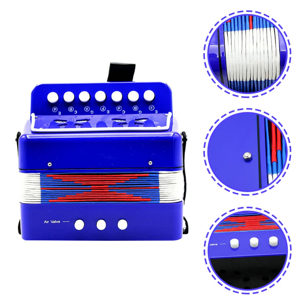 ERINGOGO Accordion Children Musical Ensemble Instrument Piano Toy Kids Noise Maker Kids Musical Instrument Toddler Toys Musical Toys Music Toys Small Student Play Engineering Plastics