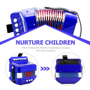 ERINGOGO Accordion Children Musical Ensemble Instrument Piano Toy Kids Noise Maker Kids Musical Instrument Toddler Toys Musical Toys Music Toys Small Student Play Engineering Plastics