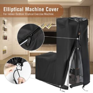 Aidetech Elliptical Exercise Machine Cover, Dust-Proof Elliptical Machine for Home Use Cover Waterproof Elliptical Trainer Protective Cover (55''L x 25''W x 65''H)