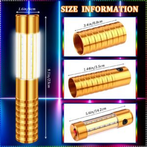 4 Pieces LED Strobe Baton Bottle Service Sparklers Bottle Service Light Bottle Handheld Light for Nightclubs Weddings Parties Activities Supplies (Gold)