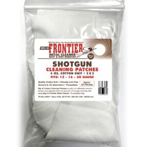 Big 45 Frontier Metal Cleaner Shotgun Cleaning Patches