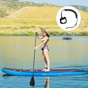 AUGESTER 10‘/10.5‘/11’ Inflatable Lightweight Stand up Paddle Board, Premium Yoga Board W/Durable SUP Accessories, with Fins, Carrying Bag, Non-Slip Deck, Adjustable Paddle & Hand Pump, Wide Stance