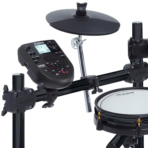 Alesis Drums Surge Mesh SE Kit - Electric Drum Set with USB MIDI Connectivity, Quiet Mesh Heads, Drum Module, Solid Rack, 40 Kits and 385 Sounds