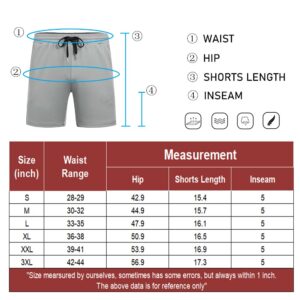 COOFANDY Mens 5 Inch Running Shorts Lightweight Mesh Athletic Shorts with Pockets Gym Workout Clothes Sports Exercise