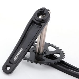 MEROCA Mountain Bike Crank 170mm Cranksets Hollow one-Piece Crankset CNC GXP Direct Mount Crankset 38T Suitable for 9/10/11/12 Speed