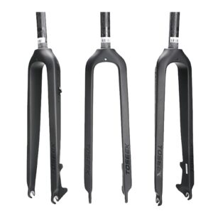 bestparts toseek mtb front fork 1-1/8" full carbon fiber rigid disc brake 3k t800, threadless straight tube superlight mountain bike forks 28.6mm, 29"