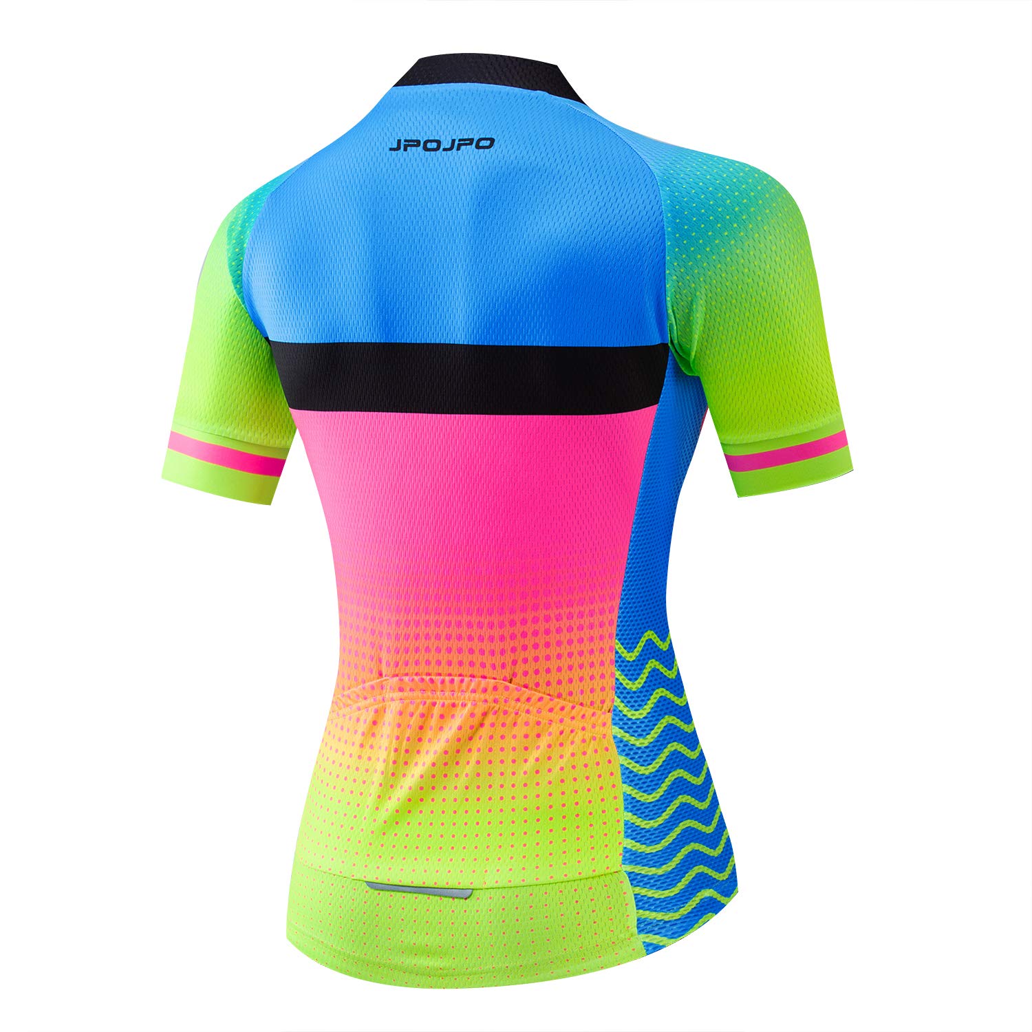 Women's Cycling Jersey Set Bike T-Shirt Reflective+5D Padded Shorts S-3XL