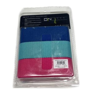 Nike New 3-in-1 Blue/Teal/Pink Golf Web Belt Pack Cut-to-Length OSFM