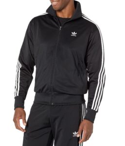 adidas men's adicolor classics firebird tracktop, black, medium