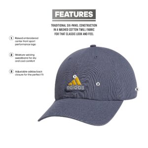 adidas Men's Ultimate 2.0 Relaxed Adjustable Cotton Cap, Onix Grey/Clear Onix Grey/Bold Gold, One Size