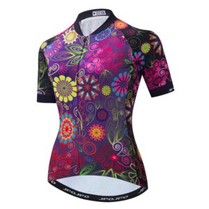 Cycling Jersey Women Short Sleeve Breathable Racing Sport MTB Bike Jersey Summer Shirt Bicycle Clothing