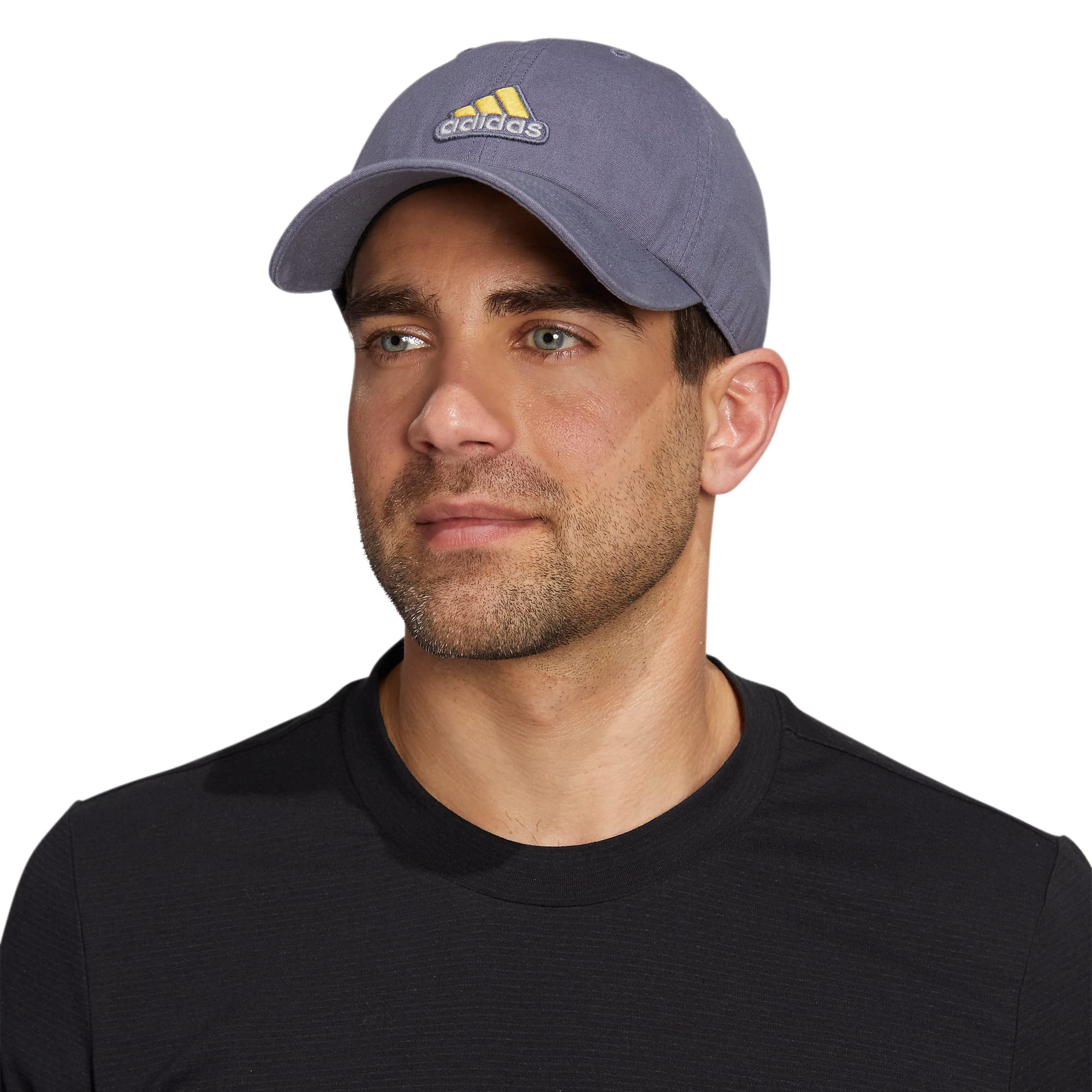 adidas Men's Ultimate 2.0 Relaxed Adjustable Cotton Cap, Onix Grey/Clear Onix Grey/Bold Gold, One Size