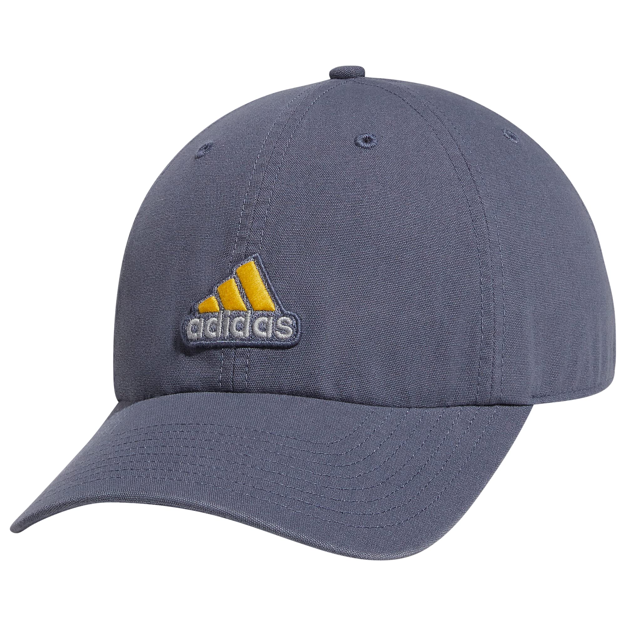 adidas Men's Ultimate 2.0 Relaxed Adjustable Cotton Cap, Onix Grey/Clear Onix Grey/Bold Gold, One Size