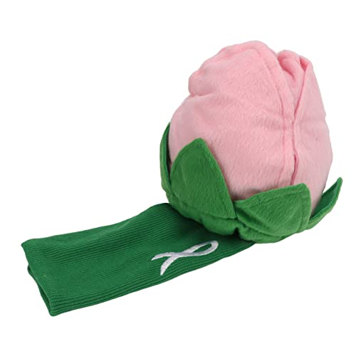 Headcover, Rose Head Cover Plush Flower Headcover Home Decoration for Course