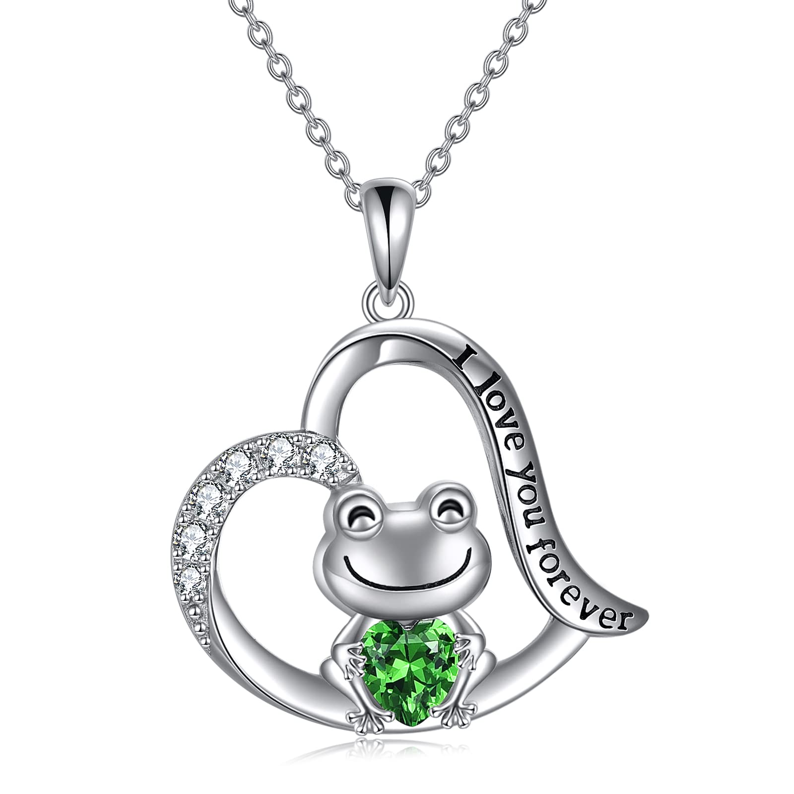 POPLYKE Frog Urn Necklace for Human Sterling Silver Pet Necklace for Ashes for Women Necklace Jewelry (frog urn necklace)