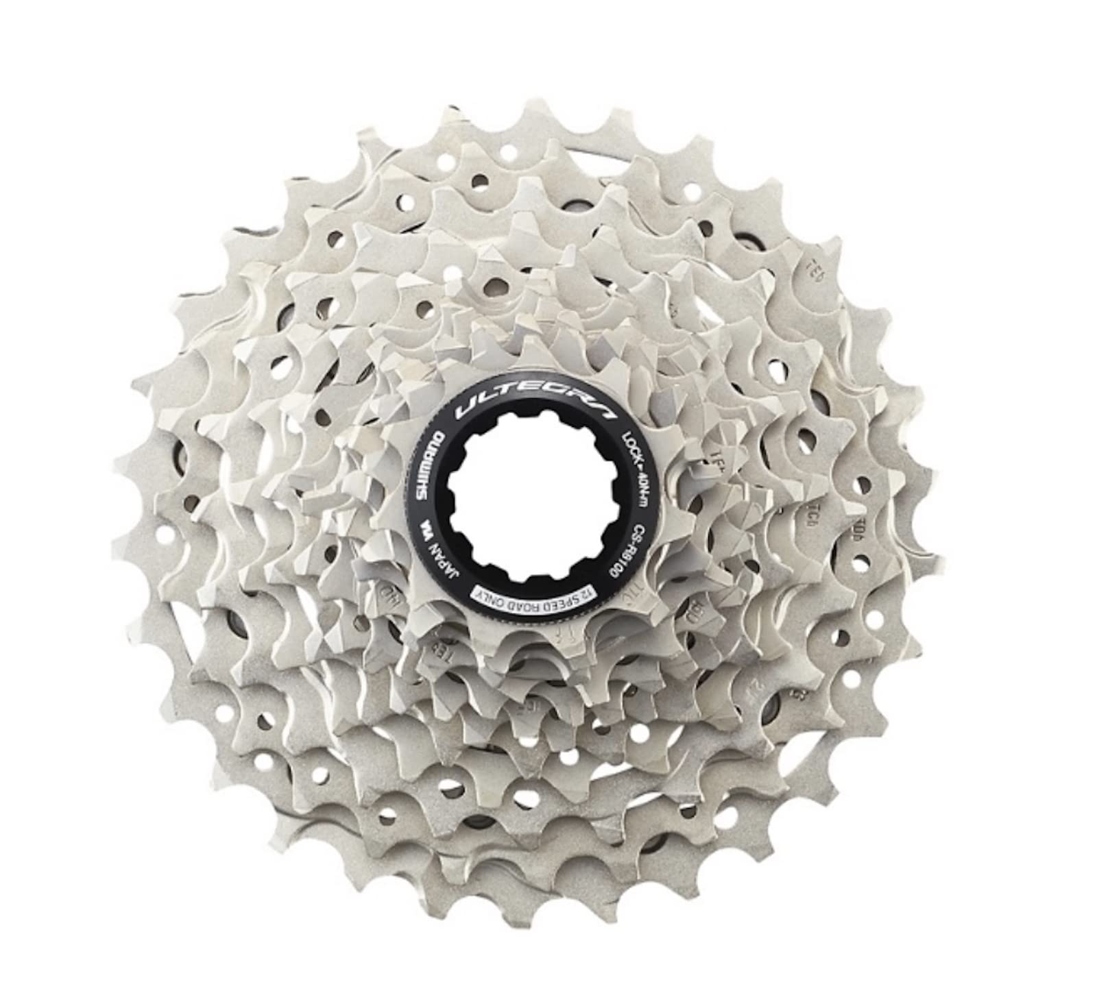 SHIMANO Ultegra CS-R8100 Cassette - 12-Speed, 11-30t, Silver