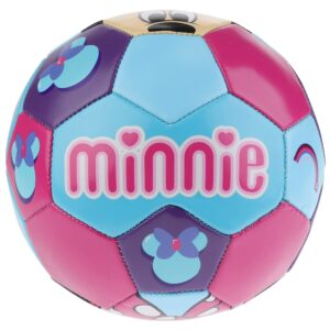 Capelli Sport Disney Minnie Mouse Soccer Ball, Peekaboo Minnie Youth Kids Mini Soccer Ball, Multi, Size 3