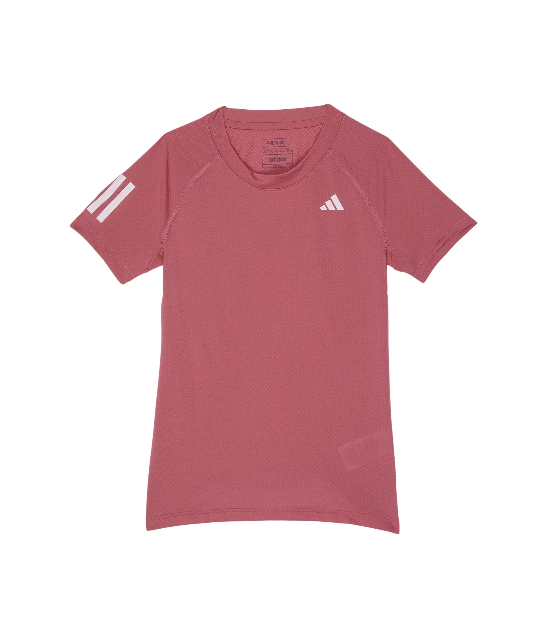 adidas Girls' Club Tennis T-Shirt, Pink Strata, Medium