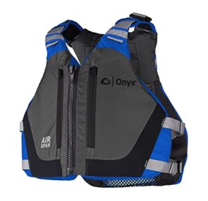 onyx air span breeze life jacket, blue, xs/sm