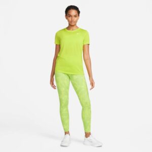 Nike Women's Legend Short Sleeve Shirt (Atomic Green/White, Medium)